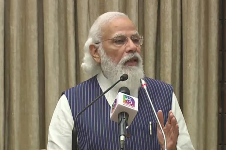 Democracy in India is not just a collection of streams of constitution, it is our life-stream: PM