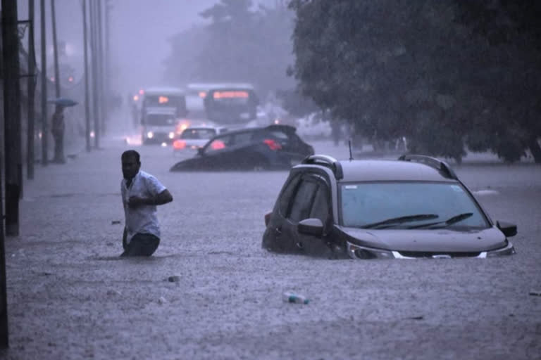 Heavy rain in Odisha