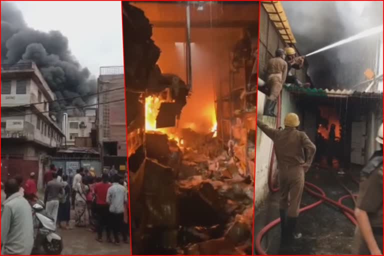Massive fire broke out in Mayapuri Phase 2 building