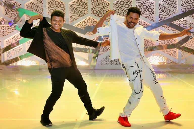 Puneet Raj Kumar Dance with Dance King Prabhu Deva