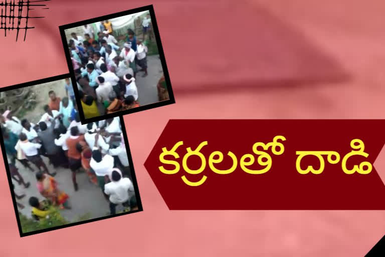 ycp cadre attacked on tdp cadre at muppala