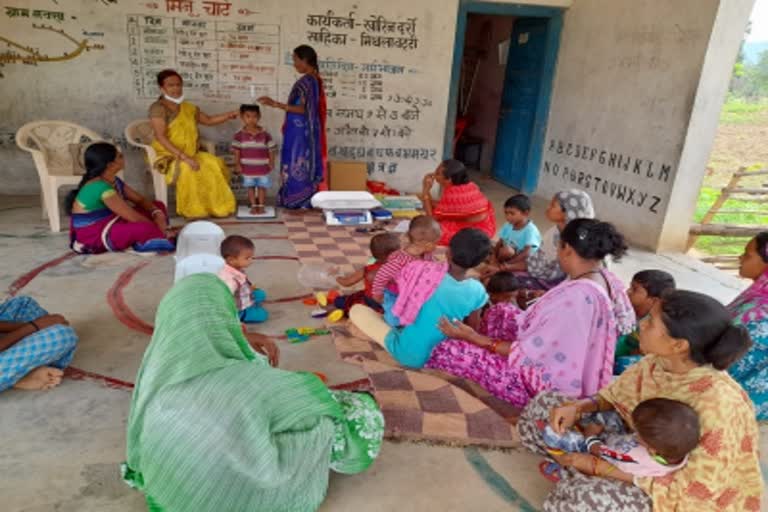 Nutrition Panchayat at Anganwadi Center