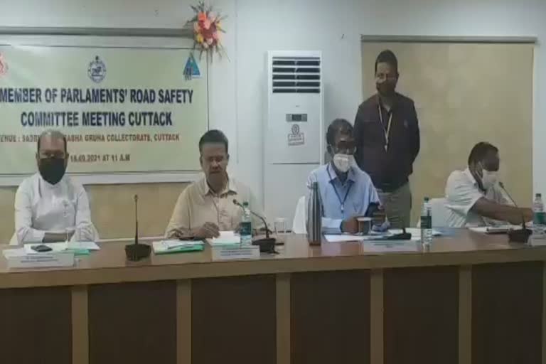 second road safety meeting by cuttack mp bhartruhari mahtab