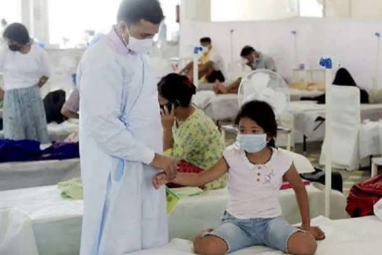10 children affected by Scrub Typhus admitted in b c roy hospital