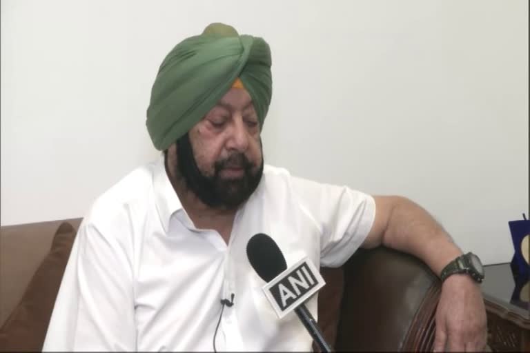 For sake of my country, I'll oppose Sidhu name for CM of Punjab - Amarinder Singh