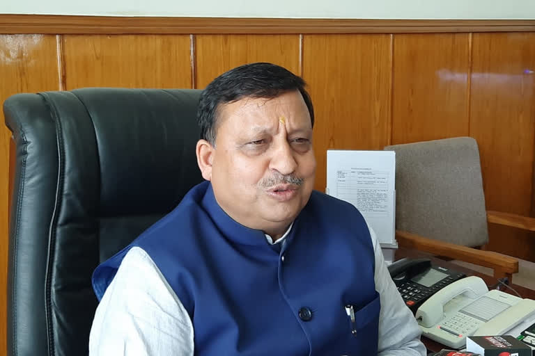 press conference of Agriculture Minister Virendra Kanwar in shimla