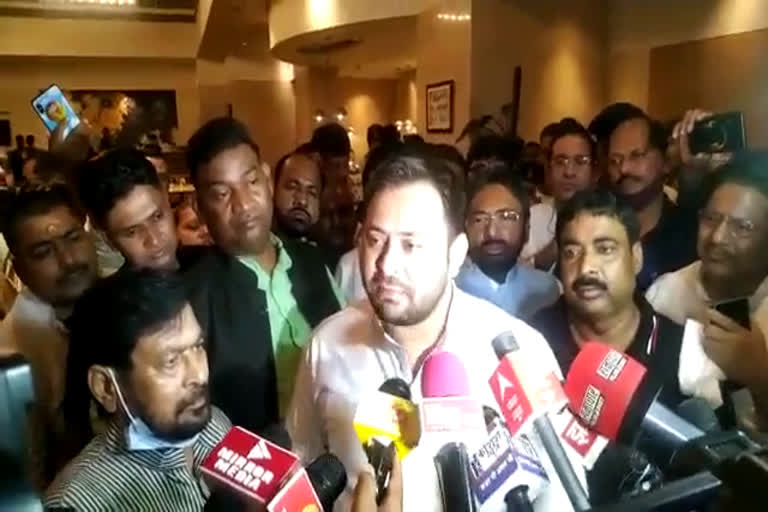 Tejashwi Yadav reaction on Bhojpuri-Magahi language controversy in Jharkhand