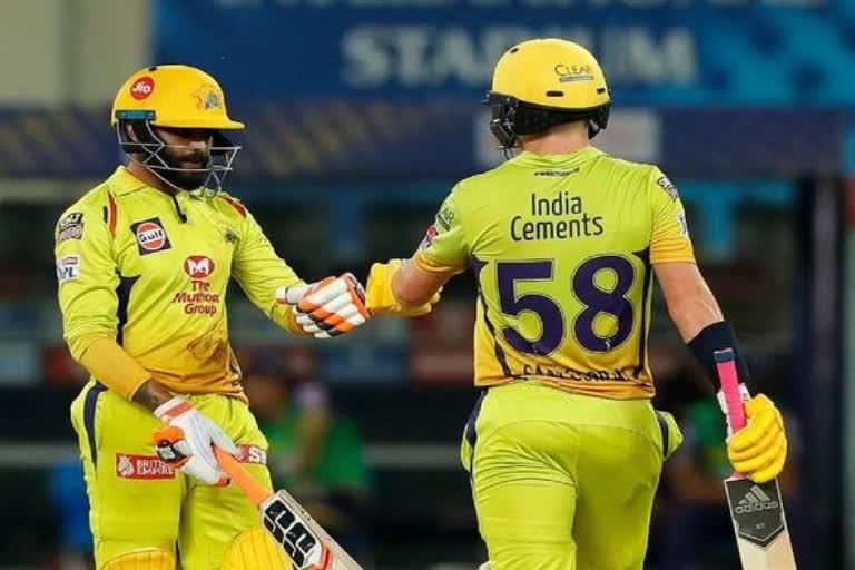 IPL 2021: Gaikwad, Jadeja shines for CSK after  top order collapse