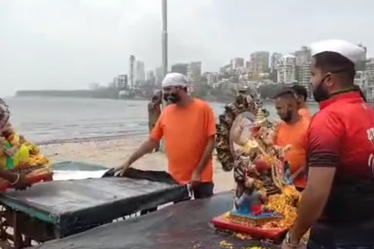 ganesha immersion in mumbai