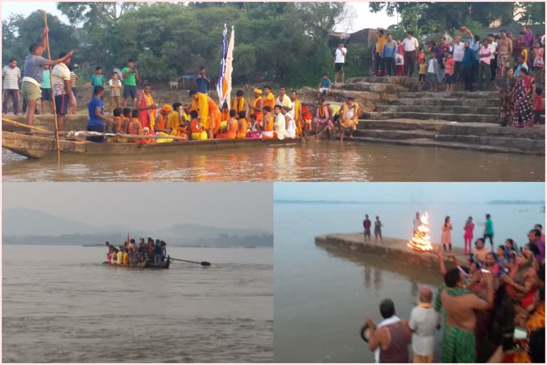 ପବିତ୍ର ଭାଗବତ ଜନ୍ମ ଉପଲକ୍ଷେ ମହାନଦୀରେ ମହାଆଳତୀ ଓ ଚାପଖେଳ