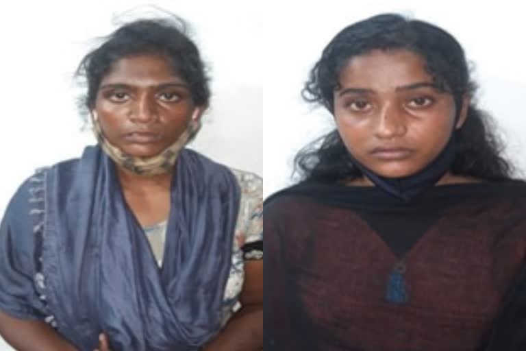 robbery attempt on KSRTC bus, Tamil women arrested  robbery attempt  robbery attempt on KSRTC bus  KSRTC bus  Tamil women arrested  arrested  കെ.എസ്.ആർ.ടി.സി ബസിൽ മോഷണ ശ്രമം  മോഷണ ശ്രമം  കെ.എസ്.ആർ.ടി.സി ബസ്  തമിഴ് യുവതികൾ പിടിയിൽ