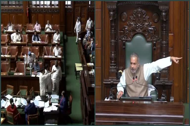 Speaker unsatisfied about Mla Eshwar Khandre in Assembly Session