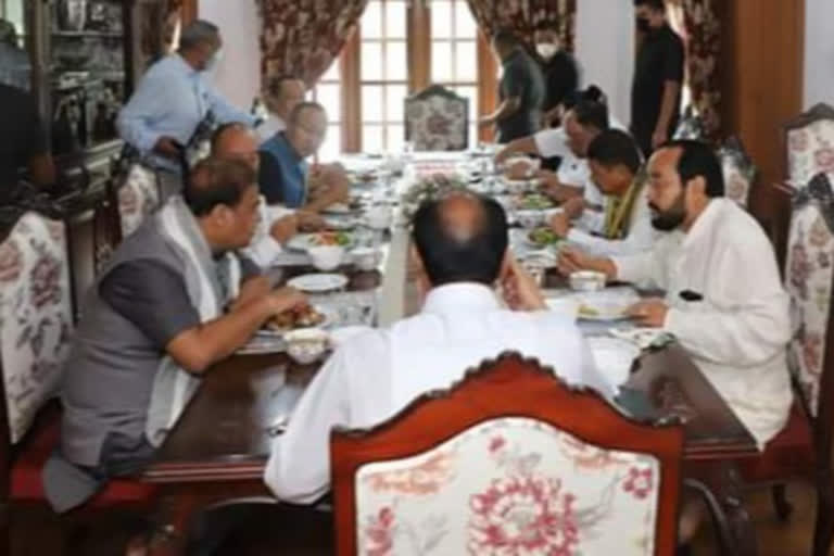 assam cm met nscn im leaders in dimapur