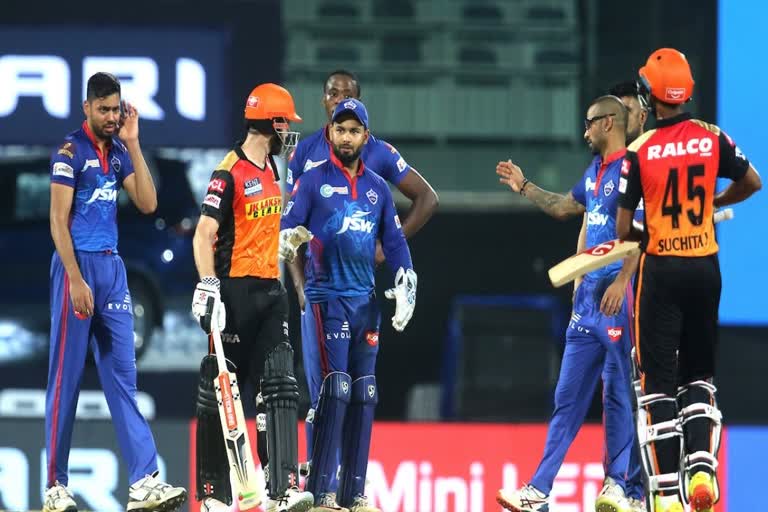 IPL 2021: delhi capitals vs sunrisers hyderabad toss