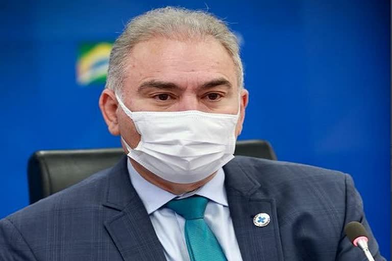 Brazil's Health Minister Marcelo Queiroga tested positive for COVID-19 hours