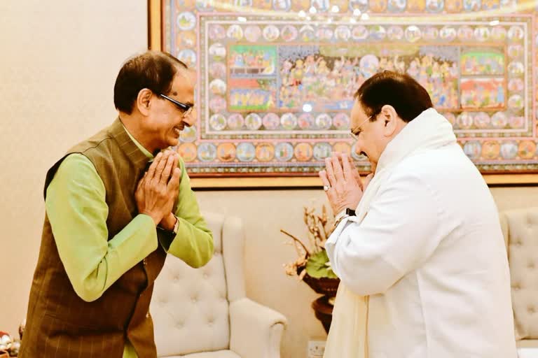 Shivraj Singh met BJP President Jagat Prasad Nadda