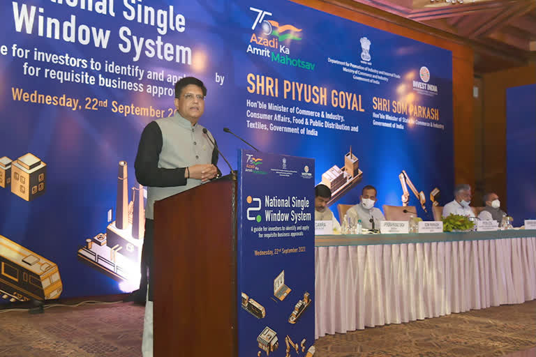 National Single Window System, is a giant leap, towards making India Aatmanirbhar: Piyush Goyal