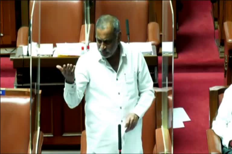 Minister JC Madhuswamy talking about 2011 kpsc recruitment case in Council Session