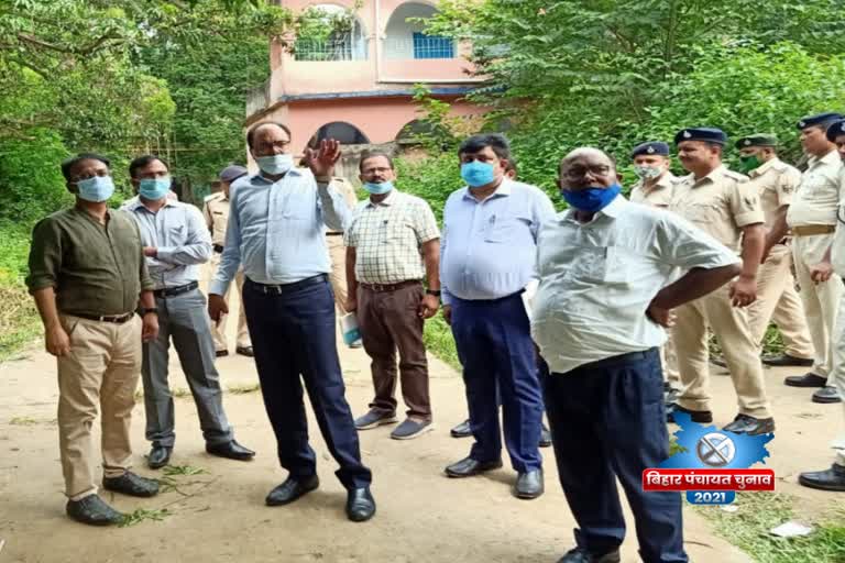 DM inspected preparations for Panchayat elections in Bihta block