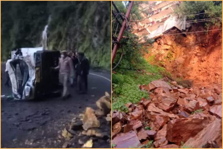 landslide in Panthaghati