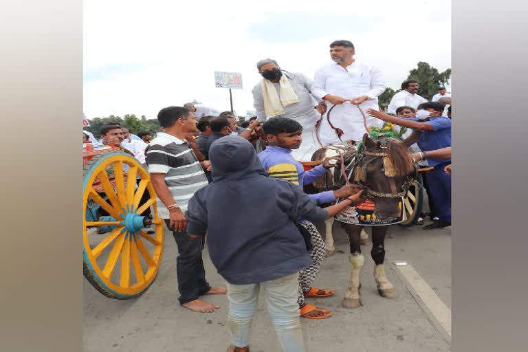 ಕಾಂಗ್ರೆಸ್ ಟಾಂಗಾ ಜಾಥಾ