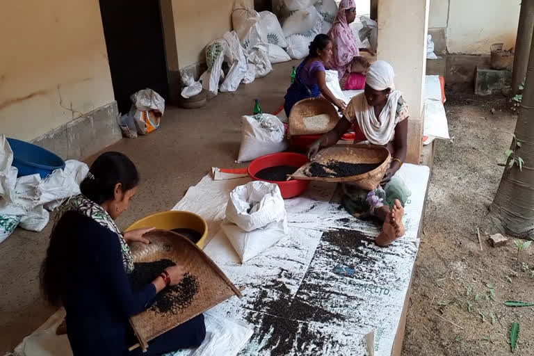 women making products