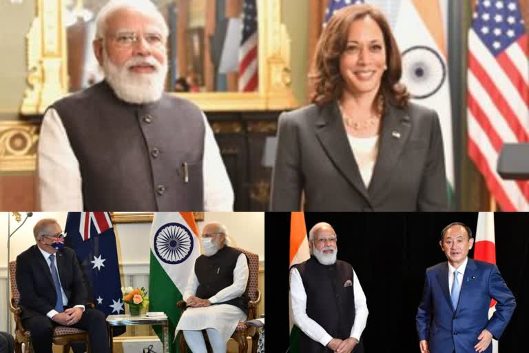 modi says meeting with the leaders of the amrica, Australia and Japan is a meaningful