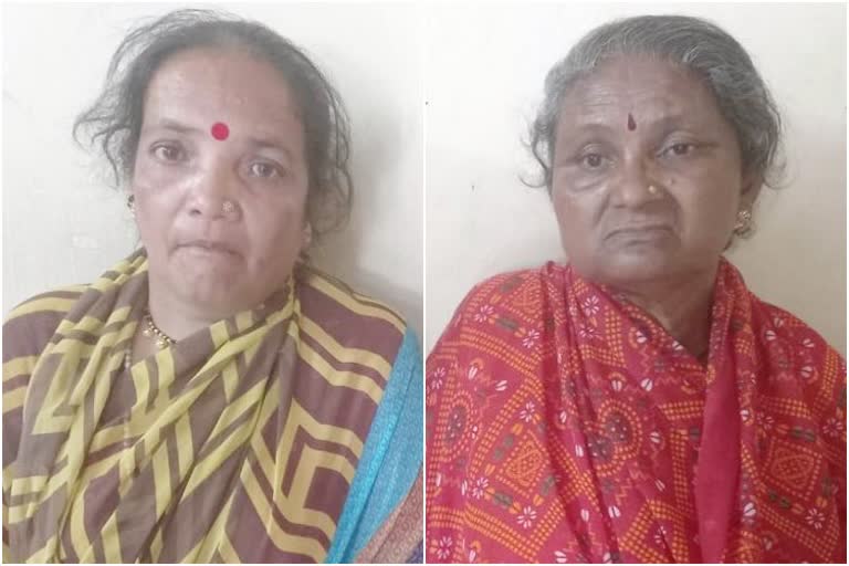 Magadi police arrested two gujarati women