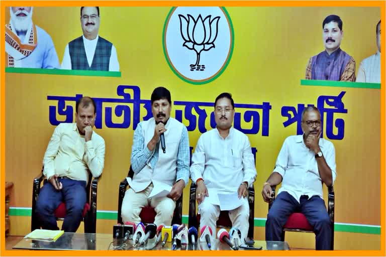 ASSAM BJP PRESS CONFERENCE IN GUWAHATI