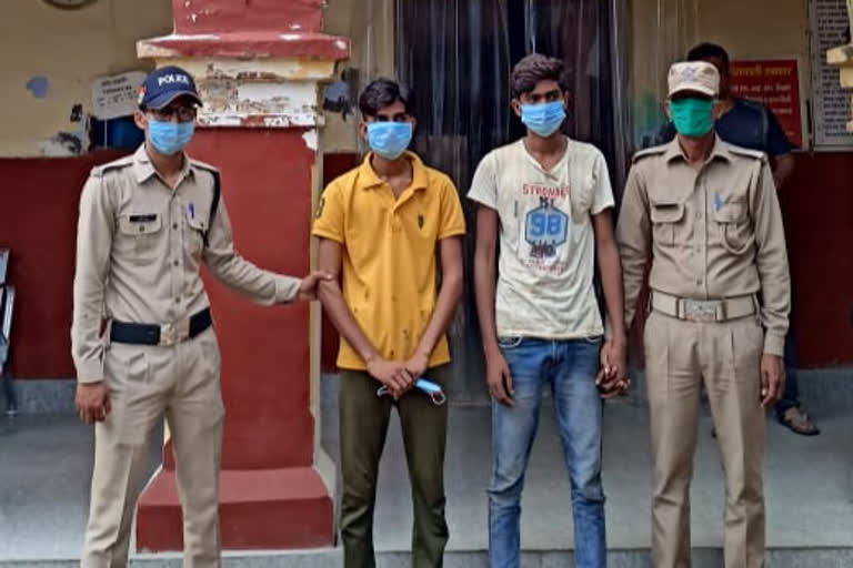 laksar police arrested two accused