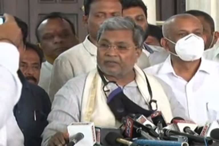 CM, Government works as a puppeteer of RSS:  Siddaramaiah