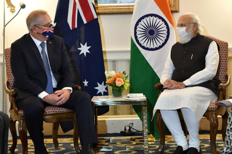 Morrison, Modi agree on low emissions tech partnership, ultra low cost solar programme