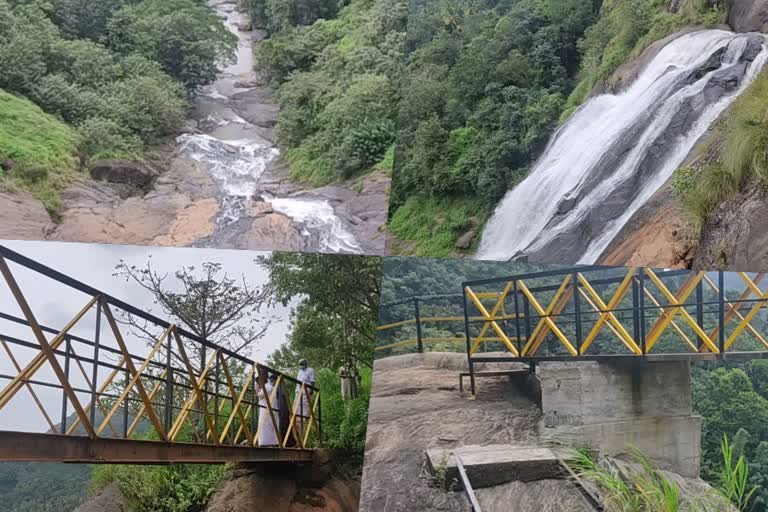 travelers  സഞ്ചാരികള്‍  തൂവല്‍ വെള്ളചാട്ടം  thooval water Falls  idukki water Falls  ഇടുക്കിയിലെ വെള്ളച്ചാട്ടം  അടിസ്ഥാന സൗകര്യം  thooval water Falls in idukki as a challenge for travelers