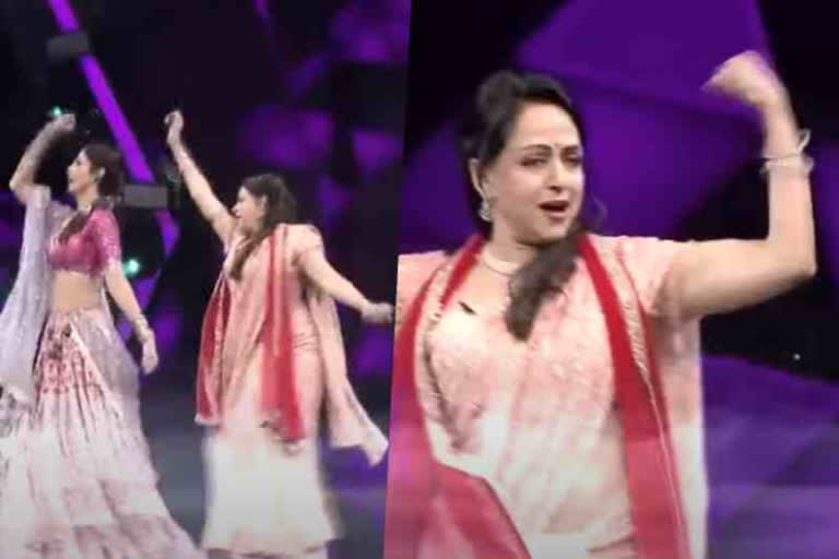 hema malini copies dharmendra dance steps