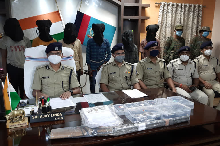 6 PLFI Naxalites including Area Commander arrested in Chaibasa