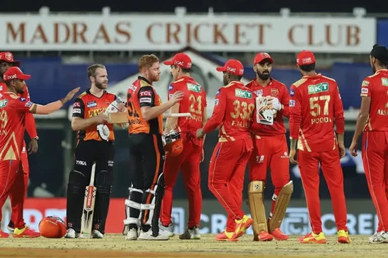 IPL 2021 : SRH PBKS PREVIEW : Sunrisers Hyderabad face Punjab Kings in battle of laggards