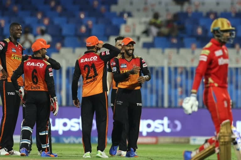 ipl 2021 pbks vs srh :