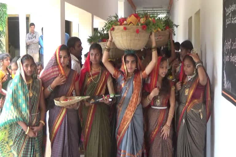 jokumaraswamy festival celebration at haveri school