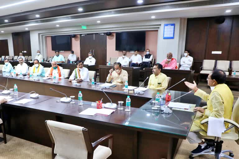 CM Chouhan reviews plans