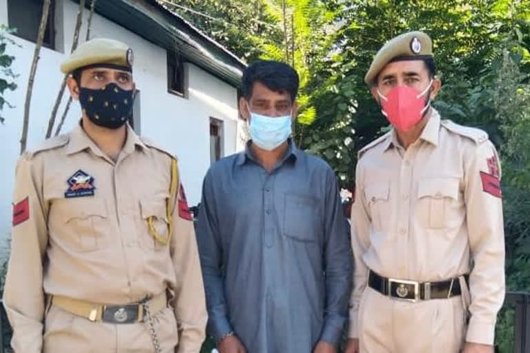 Kishtwar police arrested ex militant after 20 years