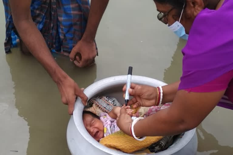 pulse polio drive in waterlogged canning