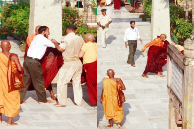 दान के पैसे को लेकर महाबोधि मंदिर में भीड़ गए थे बौद्ध भंते