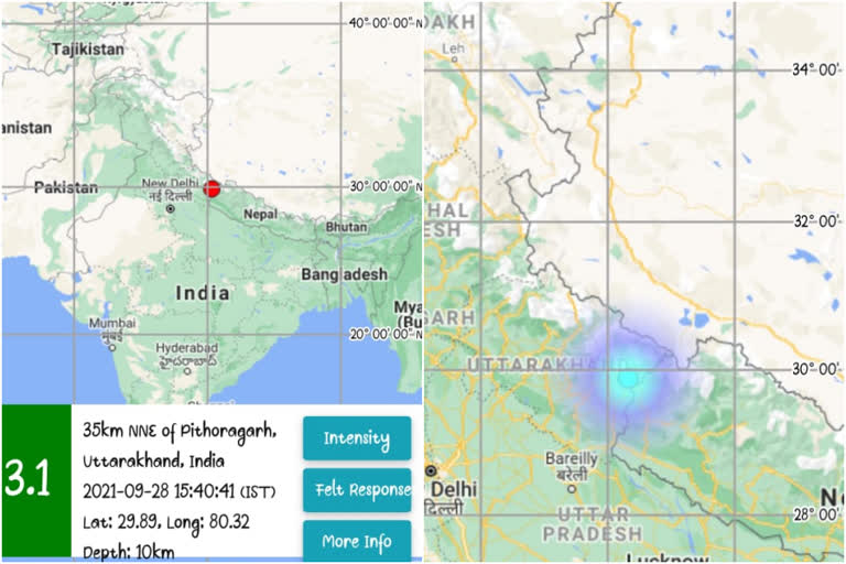 Earthquake in Pithoragarh