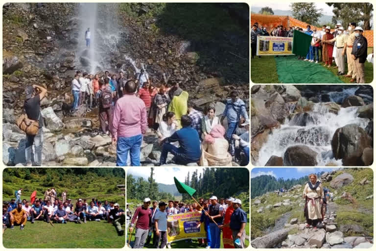 first time in history tourism department organized a trekking from poonch to loran nandi chool