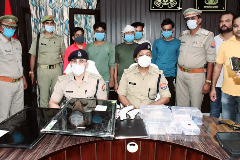 رامپور: چوری کے سامان کے ساتھ 5 ملزمین گرفتار