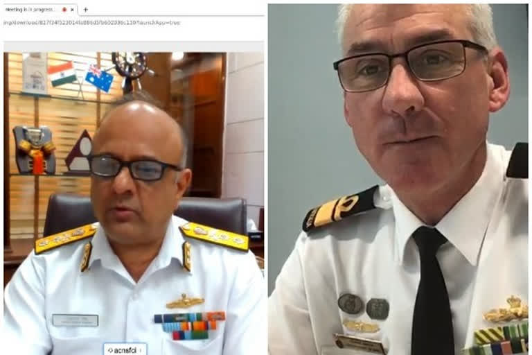 Indian Australian navy sign terms of reference for conduct of navy to navy talks