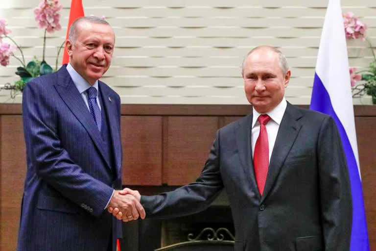 Putin, Erdogan sit down for talks on war-torn Syria