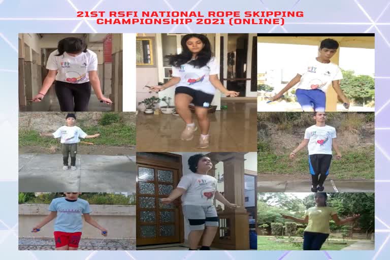 21st National Rope Skipping Online Championship on World Heart Day Sept 29