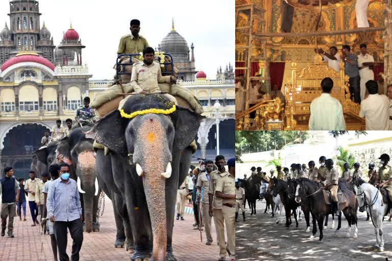 Preparation for Mysore Dasara