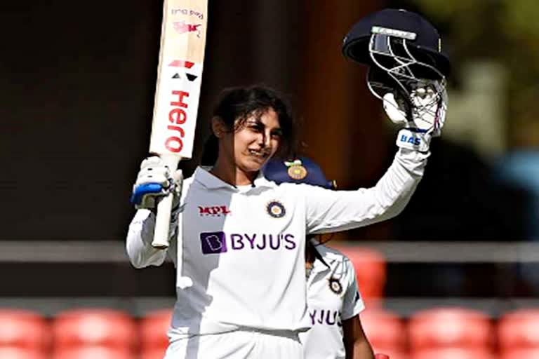 Match canceled due to rain  Rain  Smriti Mandhana century  बल्लेबाज स्मृति मंधाना  भारतीय महिला टीम  Sports News in Hindi  खेल समाचार  Sports News  One Day-Night Test  बारिश  एकमात्र डे-नाइट टेस्ट